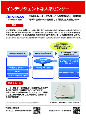 インテリジェントな人感センサー